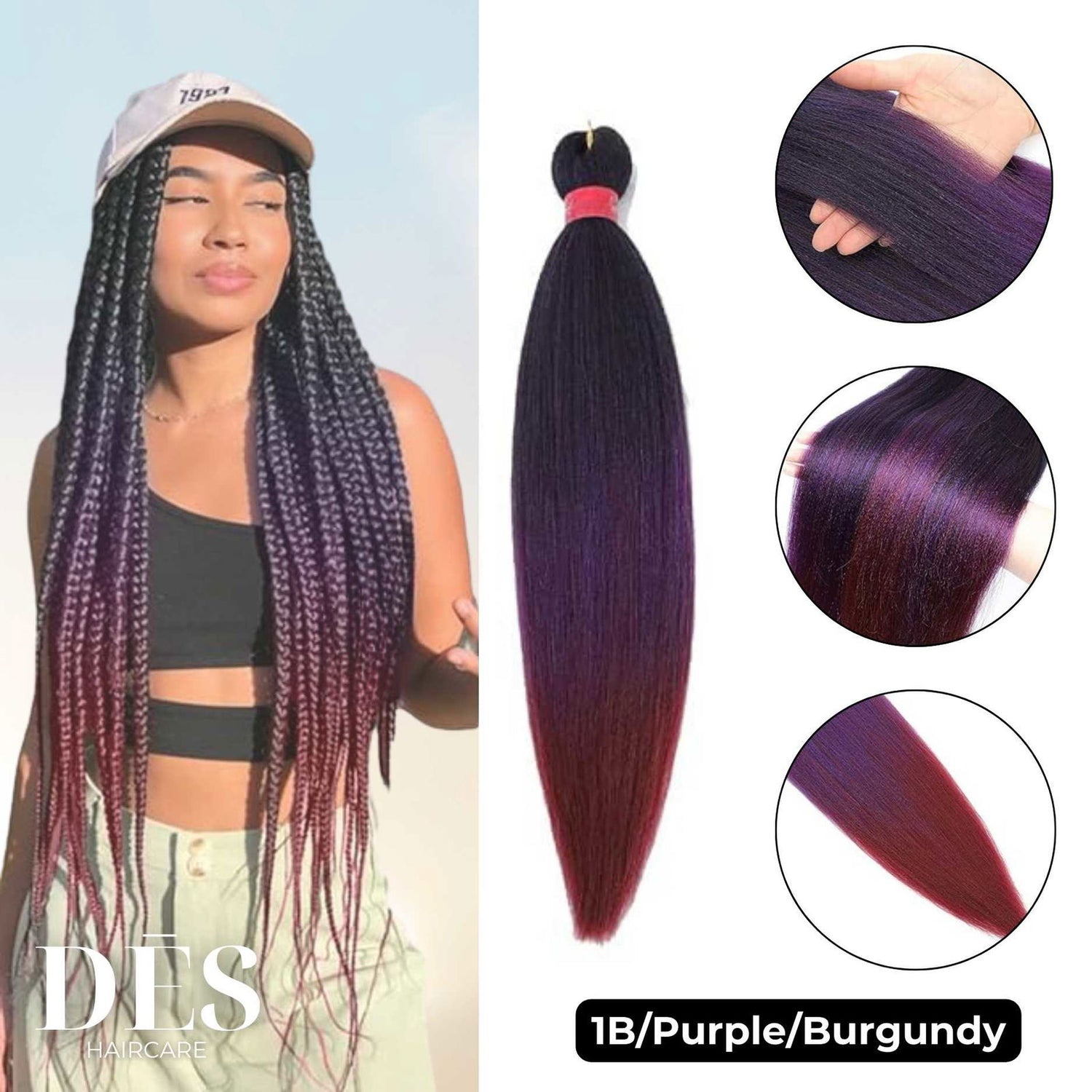 Pre-Stretched Braiding Hair (1 pack) - DES Hair Care